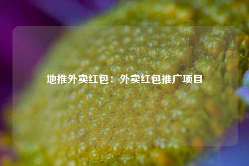 地推外卖红包：外卖红包推广项目